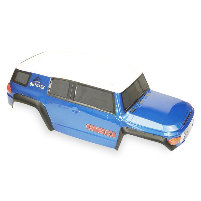 FTX OUTBACK GEO 4x4 PC BLUE BODYSHELL & DECAL (NO ACC.) - Image 1