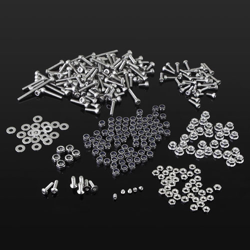 image GMADE GS01 STAINLESS STEEL HEX BOLTS & NUTS FOR GS01 4-LINK - Image 1