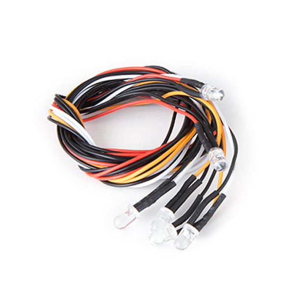 image GMADE SAWBACK LED LIGHT KIT 5mm WHITE (4) & 5mm RED (2) - Image 1