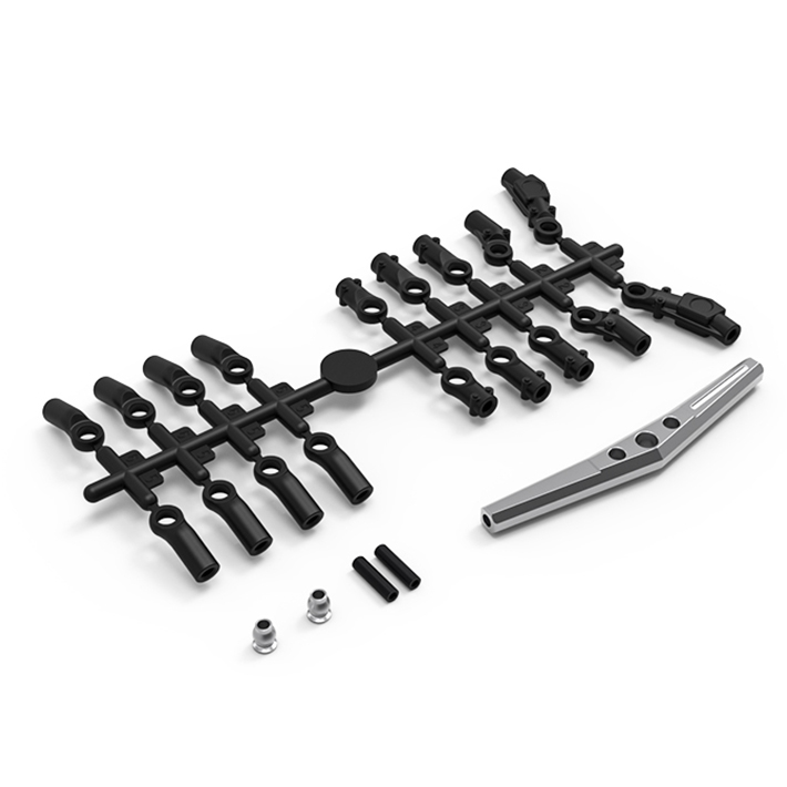 image GMADE GR01 MACHINED M4 99MM UPPER LINK (SILVER) - Image 1