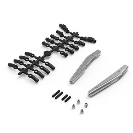 GMADE GR01 ALUMINUM TRAILING ARM (SILVER)