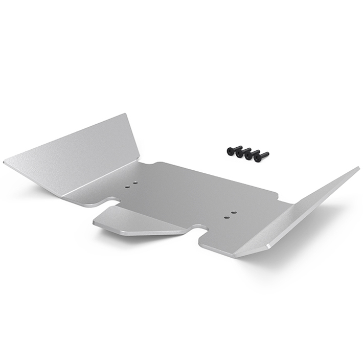 image GMADE GR01 ALUMINUM SKID PLATE (SILVER) - Image 1