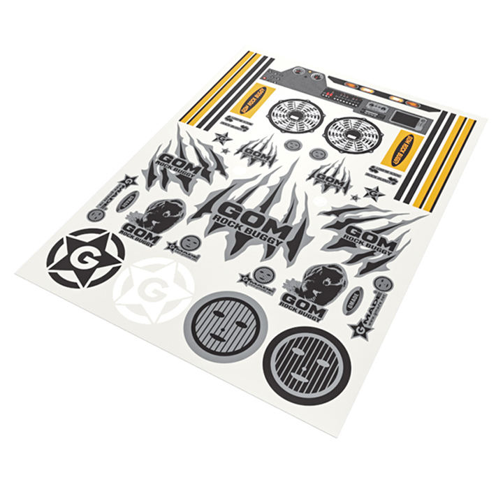 image GMADE GOM DECAL SHEET - Image 1