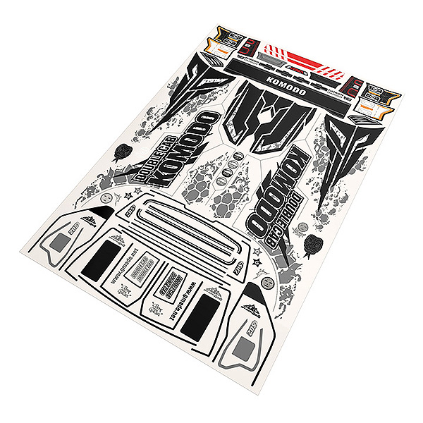 image GMADE KOMODO DOUBLE CAB DECAL SHEET - Image 1