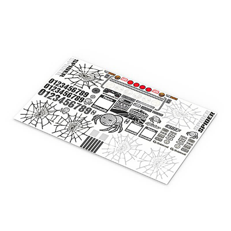 image GMADE SPIDER DECAL SHEET - Image 1