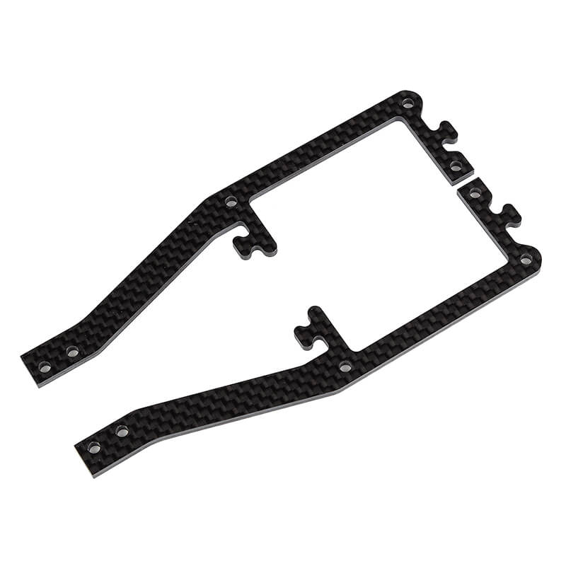 image TEAM ASSOCIATED SR10M SIDE BRACES CARBON FIBRE - Image 1