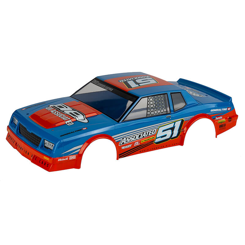 image TEAM ASSOCIATED SR10M STREET STOCK BODYSHELL - BLUE - Image 1