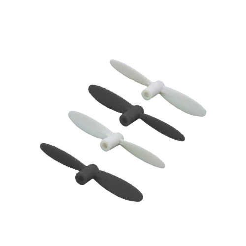 image HUBSAN Q4 NANO QUADCOPTER PROPELLORS (4) (BLACK/WHITE) - Image 1