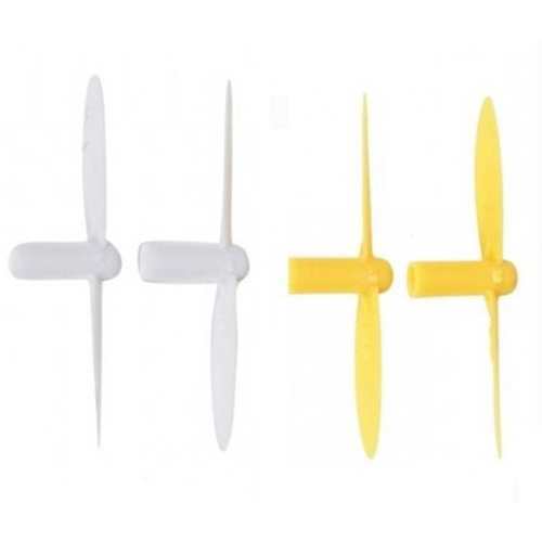 image HUBSAN Q4 NANO QUADCOPTER PROPELLORS (4) YELLOW/WHITE - Image 1