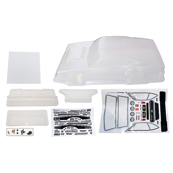 image TEAM ASSOCIATED DR10 REAKT DRAG BODY SHELL CLEAR - Image 1