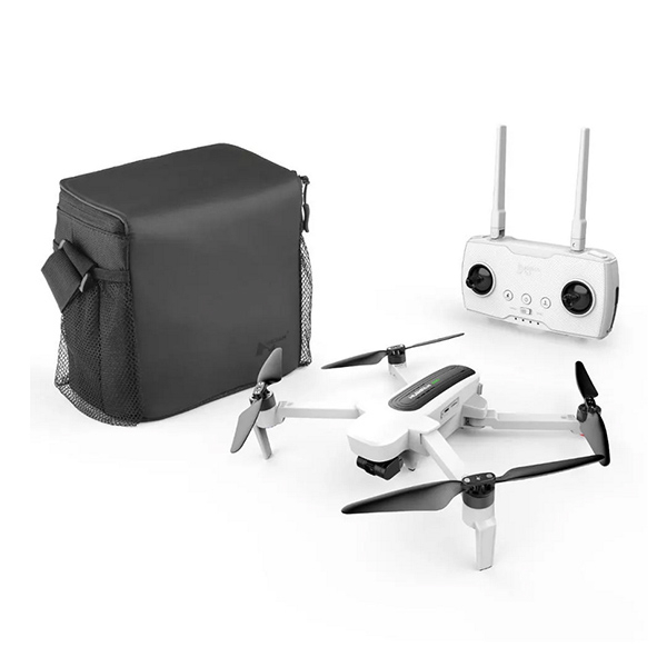 image HUBSAN ZINO FOLDING DRONE 4K w/EXTRA BATTERY, CHARGER, PROPELLERS AND CARRY BAG - Image 1