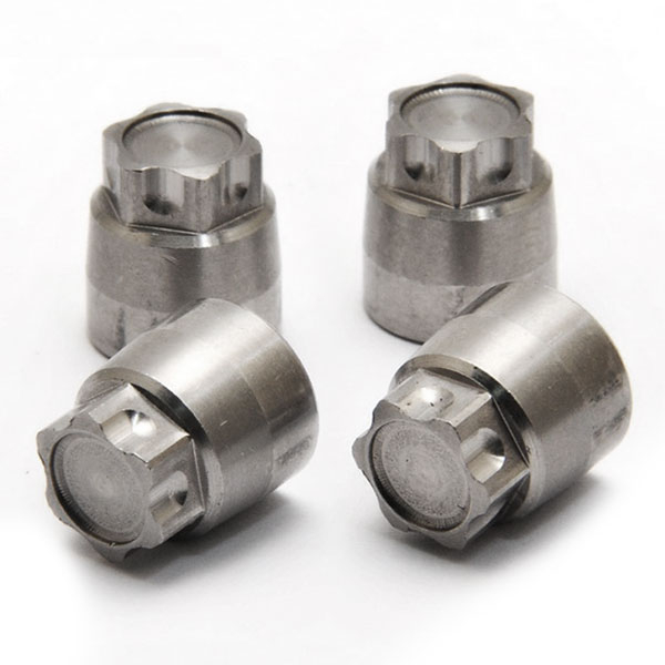 image HOBAO DC-1 CNC ALUMINIUM FLANGED WHEEL NUTS 4MM (4) - Image 1