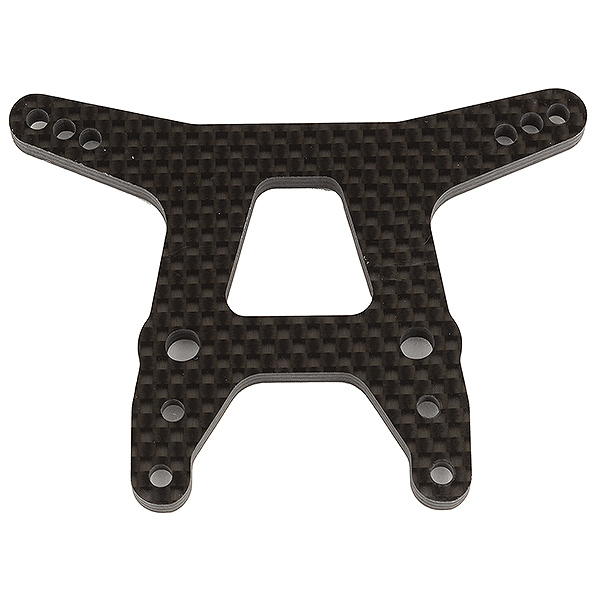 image TEAM ASSOCIATED RC10T6.2 FRONT SHOCK TOWER (GULLWING) CARBON - Image 1