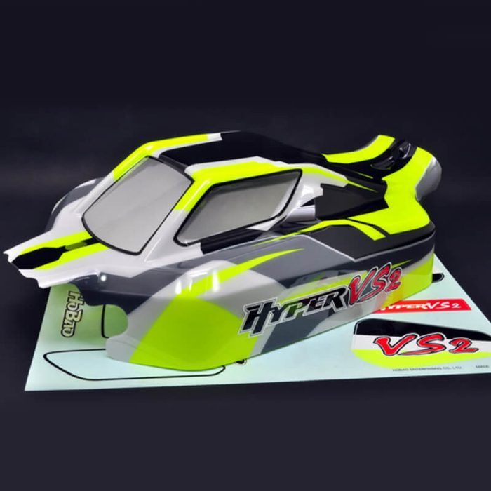 HOBAO HYPER VS2 PRINTED BODY - YELLOW - Image 1