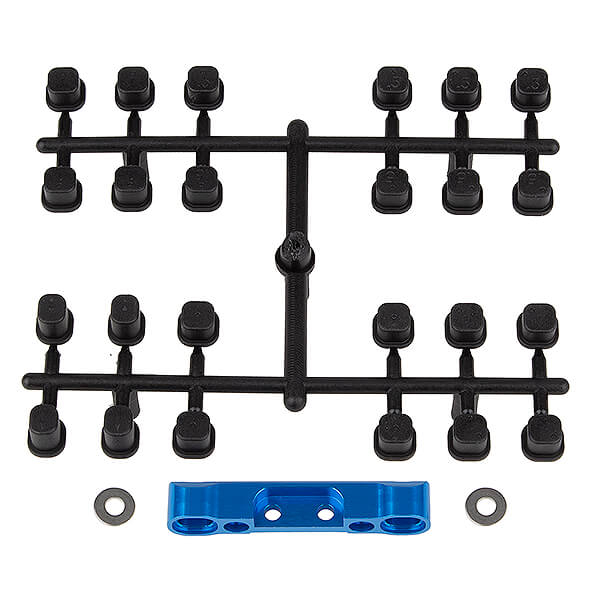 image TEAM ASSOCIATED FT DR10 ARM MOUNT 'D' ALUMINIUM - Image 1