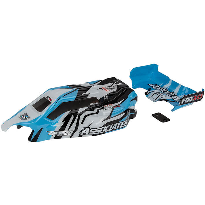 image TEAM ASSOCIATED RB10 RTR BODY & WING BLUE - Image 1
