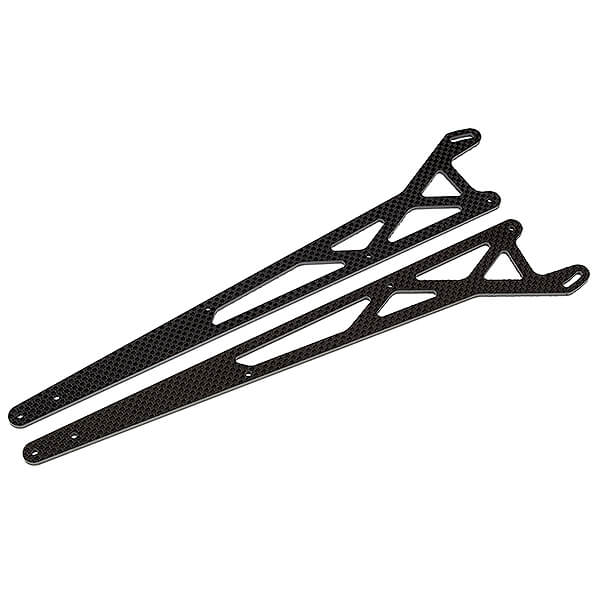 image TEAM ASSOCIATED DR10M FT WHEELIE BAR ARMS, CARBON FIBRE - Image 1