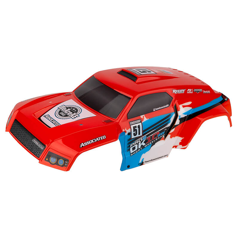 image TEAM ASSOCIATED PRO2 DK10SW DESERT BUGGY BODY ORANGE - Image 1