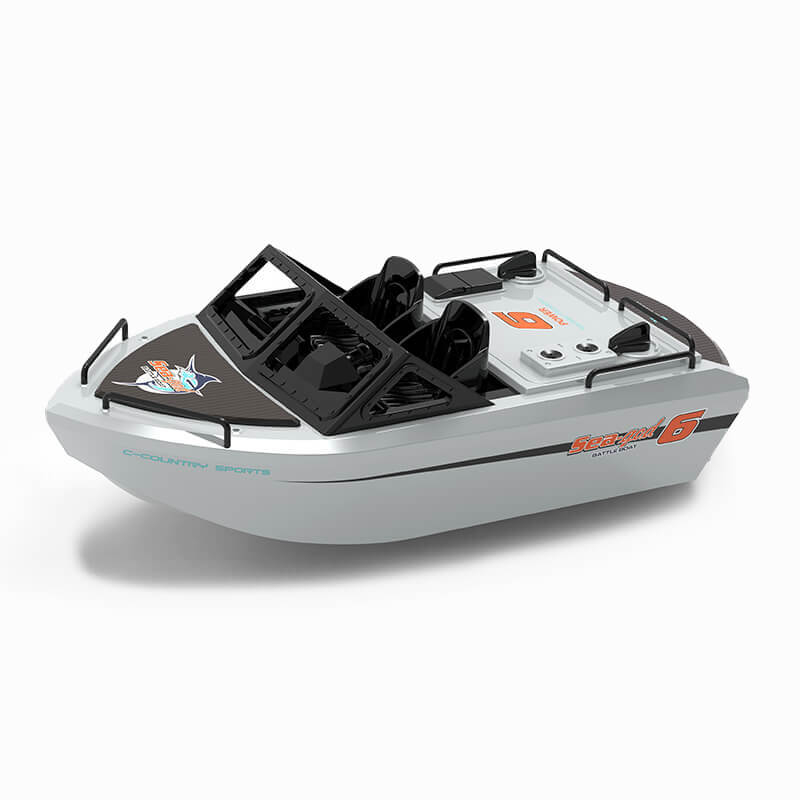 image HENG LONG SEA-GOD 6 KARTING BRUSHLESS RTR BOAT 245MM GREY - Image 1