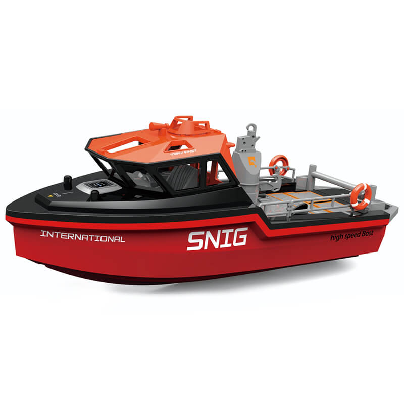 image HENG LONG SNIG RESCUE RTR BOAT BRUSHLESS 320MM LENGTH BLACK - Image 1