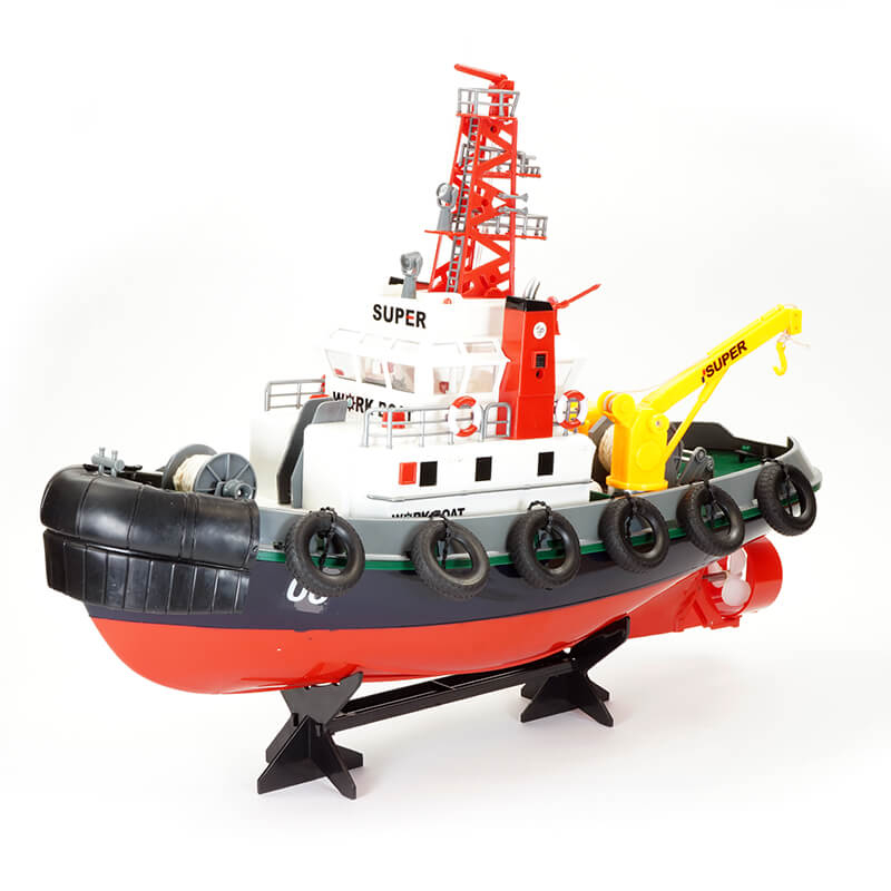 image HENG LONG TUG WORK BOAT 5CH 2.4GHZ w/WATER HOSE FUNCTION - Image 1