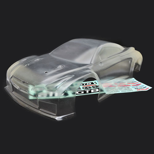 image HOBAO HYPER GTB CLEAR BODYSHELL LONG (INC WINDOW MASKS) - Image 1