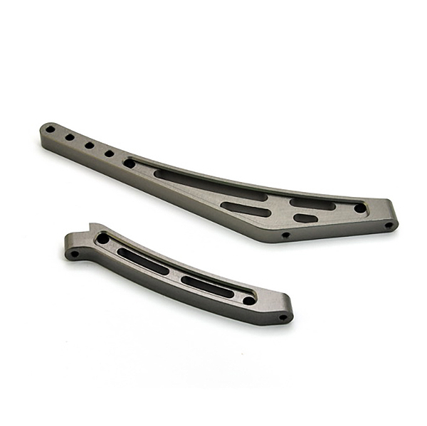image HOBAO HYPER SS CAGE TRUGGY CNC F/R CHASSIS STIFFENER SET - Image 1