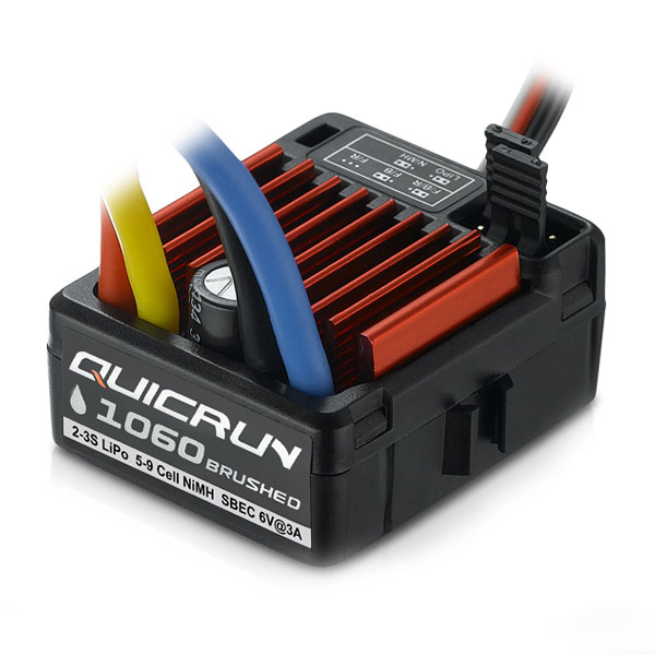 image HOBBYWING QUICRUN 1060 WATERPROOF BRUSHED SBEC ESC (60A) - Image 1