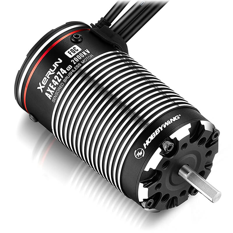 image HOBBYWING XERUN AXE 4274SD R3 2000KV BLACK SENSORED MOTOR - Image 1