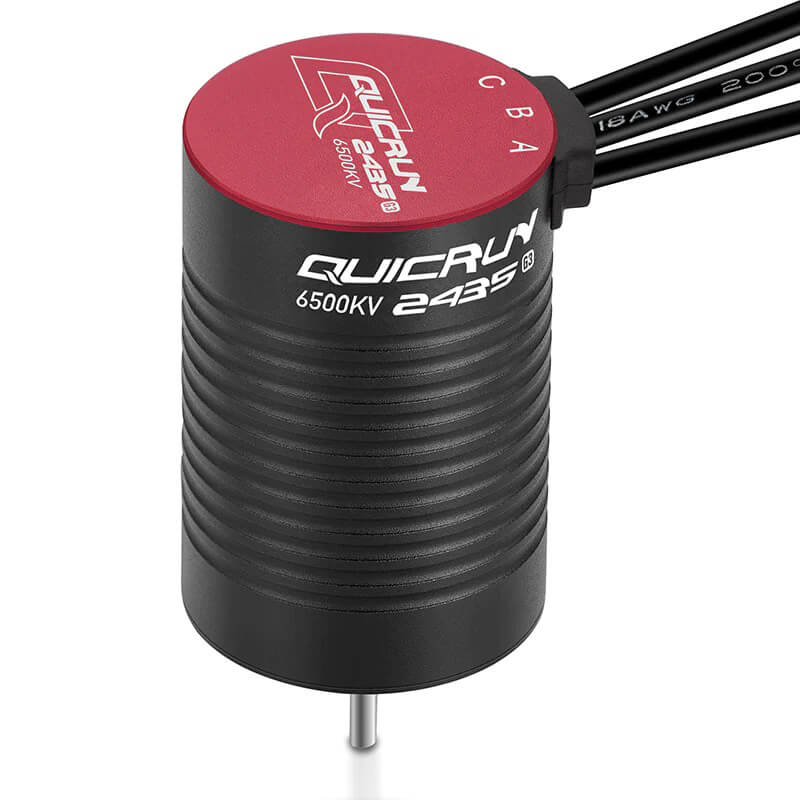 image HOBBYWING QUICRUN 2435-6500KV G3 MOTOR 1/18TH (2.0mm SHAFT) - Image 1