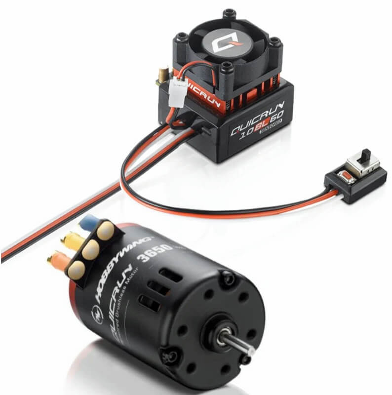 image HOBBYWING QUICRUN COMBO ESC G2 10BL60/3650SD 10.5T G2 MOTOR - Image 1
