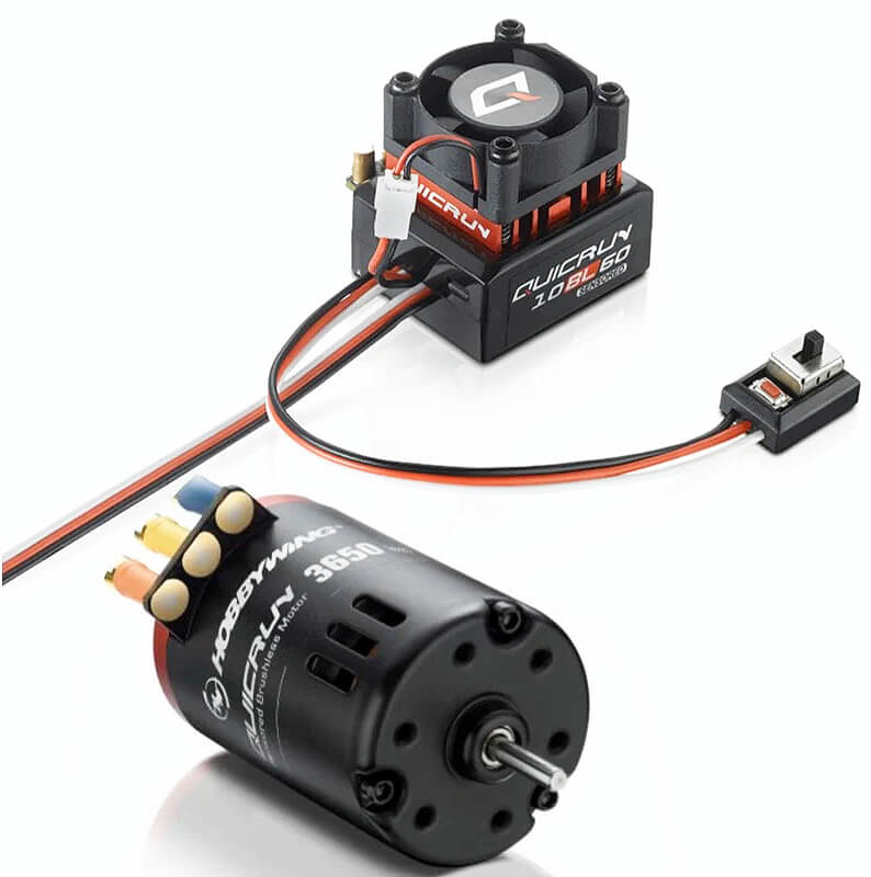 image HOBBYWING QUICRUN COMBO ESC G2 10BL60/3650SD 13.5T G2 MOTOR - Image 1