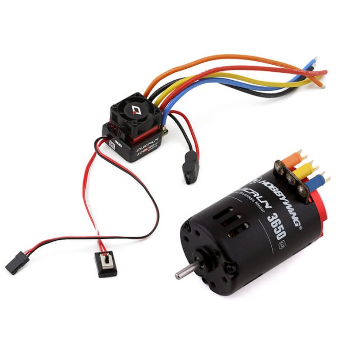 HOBBYWING QUICRUN COMBO ESC G2 10BL60/3650SD 17.5T G2 MOTOR - Image 1