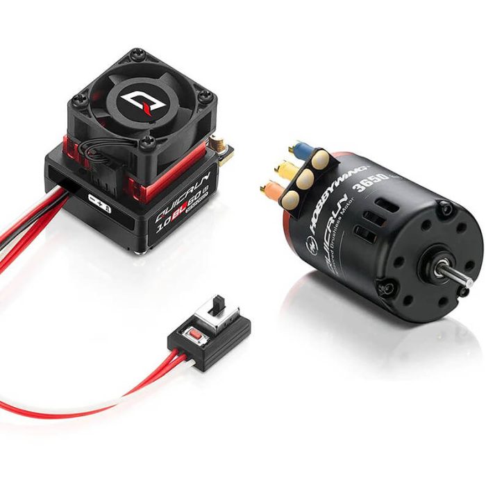 HOBBYWING QUICRUN COMBO ESC G2 10BL60/3650SD 21.5T G2 MOTOR - Image 1