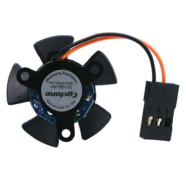 image HOBBYWING FAN MP3010BL 6V 1600 0 RPM 0.34A BLACK B (MAX8 G2) - Image 1