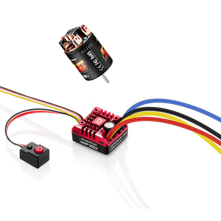 image HOBBYWING QUICRUN COMBO 1080 G2 ESC + 540 30T BRUSHED MOTOR - Image 1