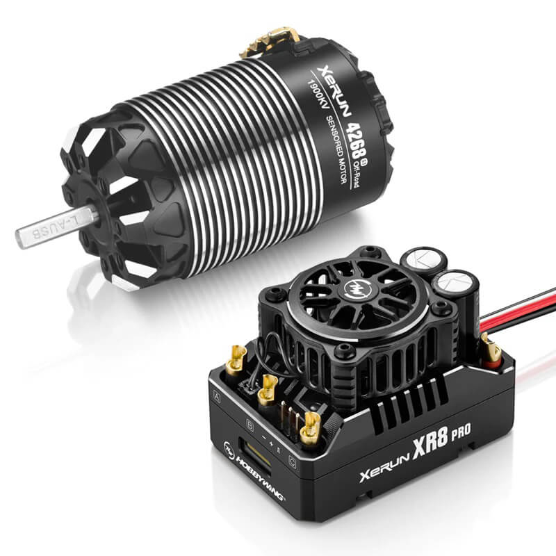 image HOBBYWING COMBO XR8 PRO G3 ESC & 4268 G3 1900KV MOTOR - Image 1