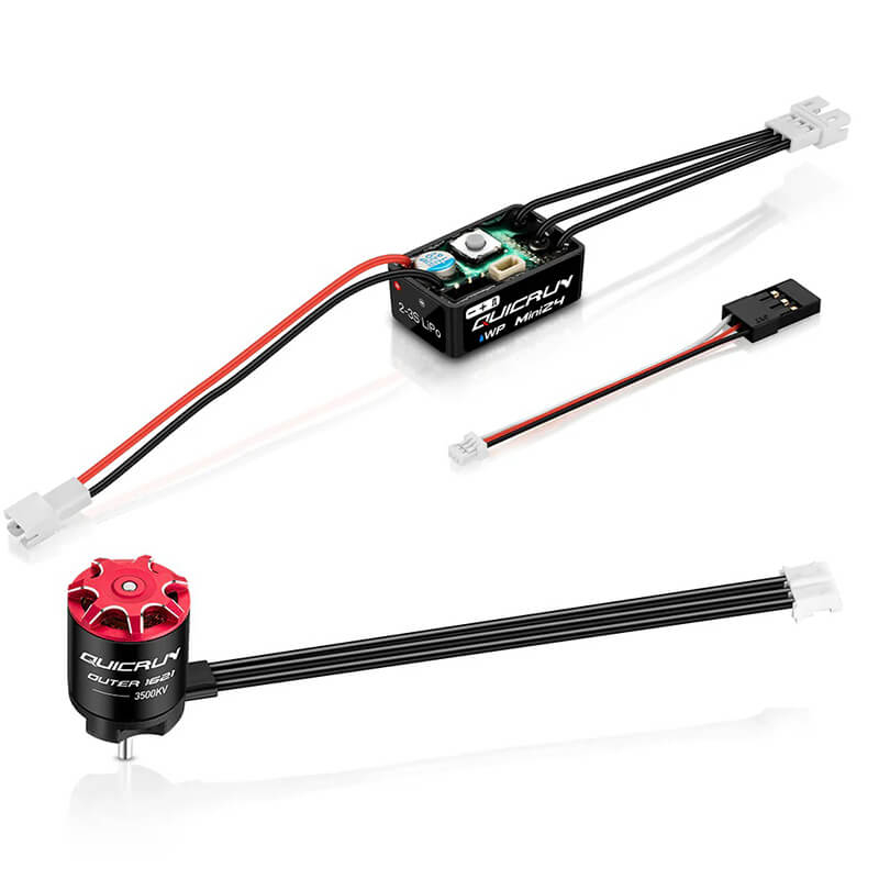 image HOBBYWING COMBO WP MINI24 & 1621SL 3500KV MOTOR - Image 1
