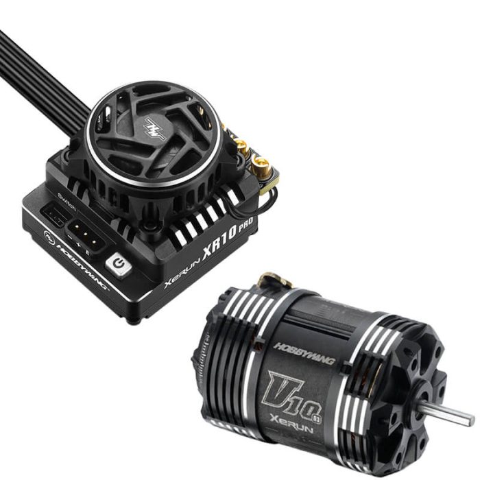 HOBBYWING XERUN COMBO XR10 PRO G3 BLK ESC + V10 G3 5T MOTOR - Image 1
