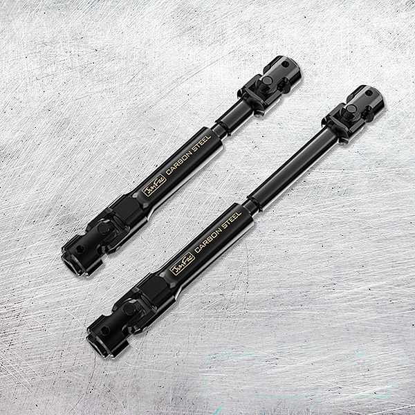 image GMADE - JUNFAC SCALE SCX10 II KIT UNIV SHAFT 288-313mm W/B HARD STEEL - Image 1