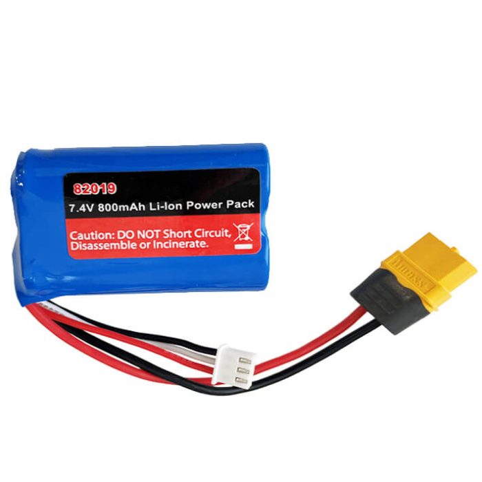 JOYSWAY 7.4V 800MAH LI-ION PACK WITH XT60 CONNECTOR - Image 1