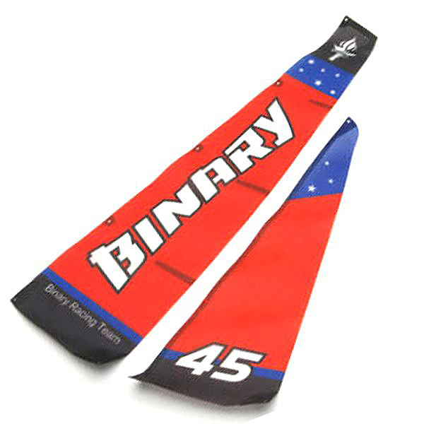 image JOYSWAY RED COLOUR MAIN AND JIB SAILS SET - Image 1