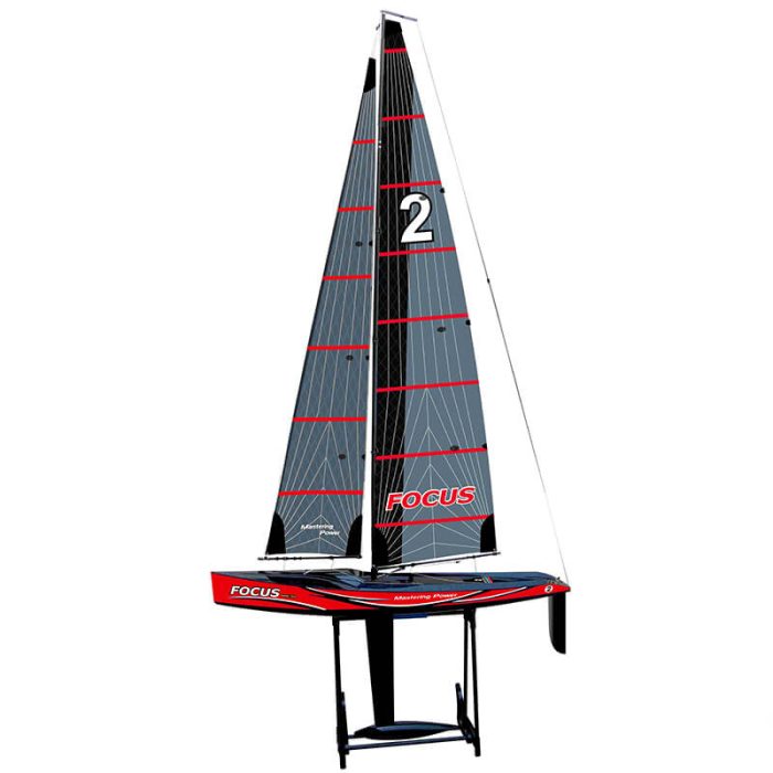JOYSWAY FOCUS V3 ONE METRE SAILBOAT RTR RED - Image 1