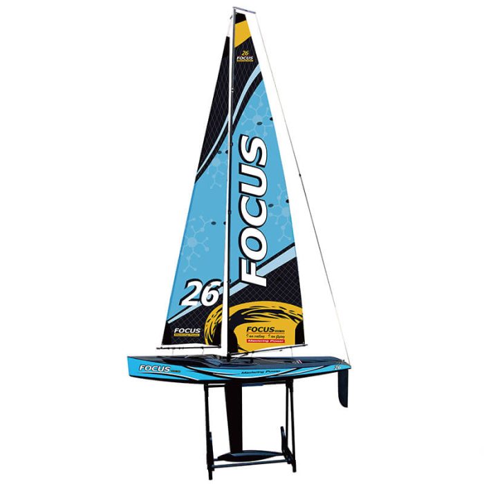 JOYSWAY FOCUS V3 ONE METRE SAILBOAT RTR BLUE - Image 1