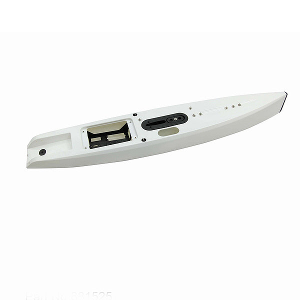 image JOYSWAY DF65V6 WHITE HULL (INCL. SERVO TRAY,DECK EYES,FINBOX,BUMP) - Image 1