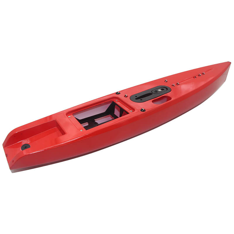image JOYSWAY DF65V6 RED HULL (INCL. SERVO TRAY,DECK EYES,FINBOX,BUMP) - Image 1