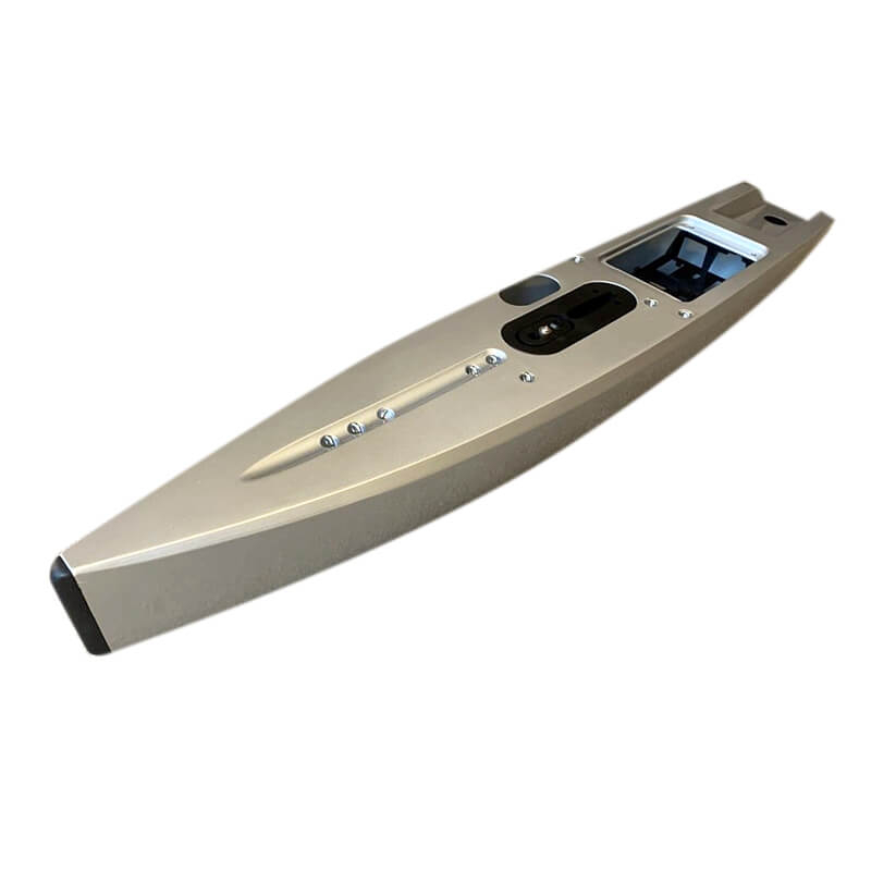 image JOYSWAY DF65V6-V8 SILVER HULL (INCL.SERVO TRAY,DECK EYES,FIN - Image 1