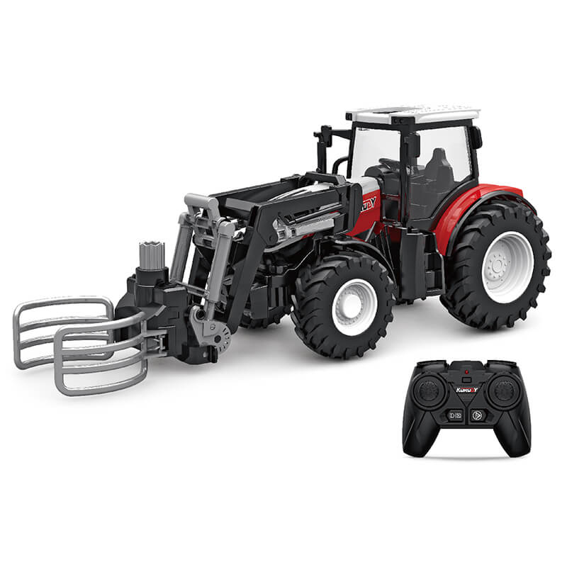image KORODY RC 1:24 TRACTOR WITH FRONT HAY BALE GRAB ARM - Image 1