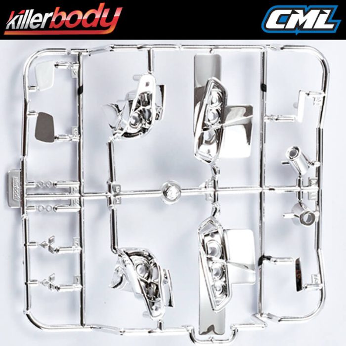 KILLERBODY ELECTROPLATED LIGHT BUCKET SET LANCER EVO X - Image 1