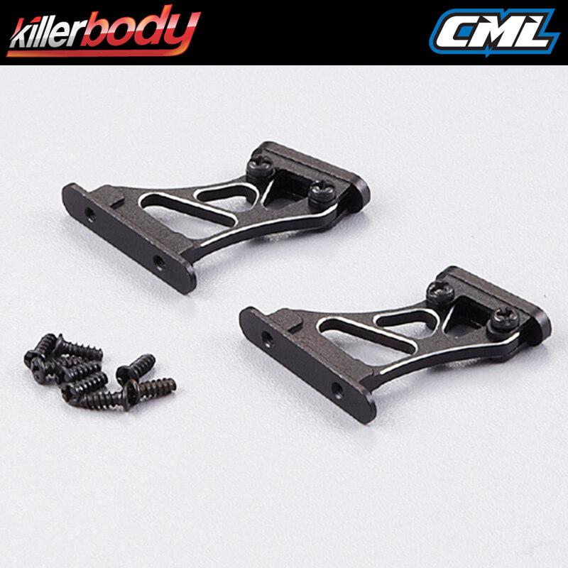 image KILLERBODY REAR WING MOUNT 1/10 MEDIUM (CNC ALUMINUM) - Image 1